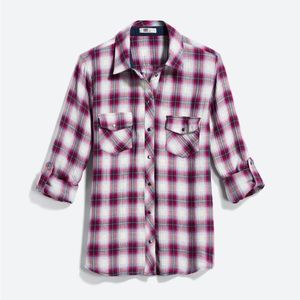Kut From the Kloth Boylen Relaxed Button Down Top - medium